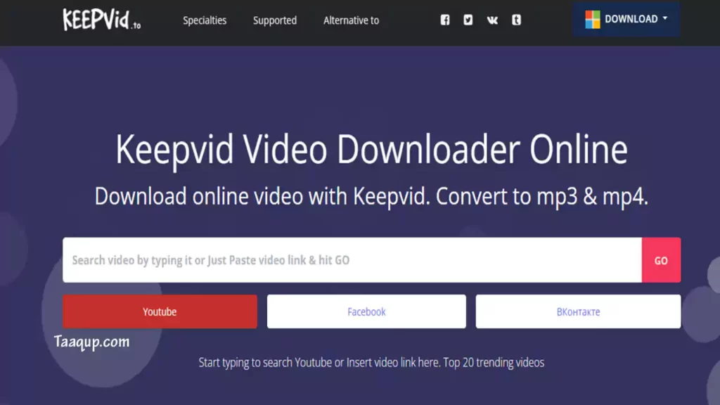 تطبيق  KeepVid لـ تحميل الفيديوهات للأندرويد 2022 Android