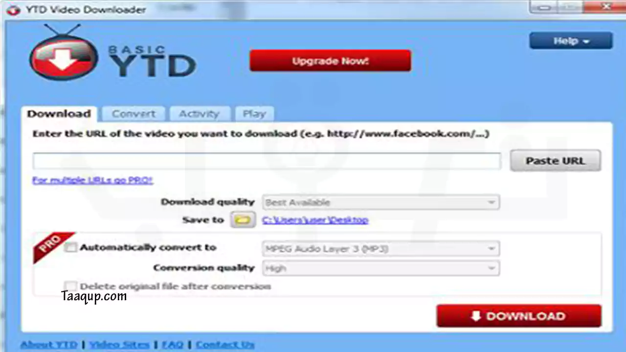 برنامج YTD Video Downloader - تعرف على أفضل برامج تحميل من اليوتيوب للكمبيوتر، وتتضمن القائمة 10 برامج لتختار من بينها أفضل برنامج تحميل من اليوتيوب للكمبيوتر مناسب لأحتياجاتك.