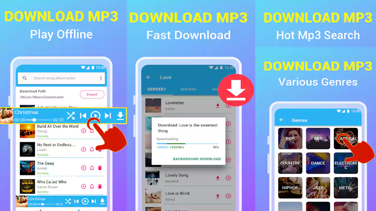 تطبيق Music Downloader MP3 Download‏