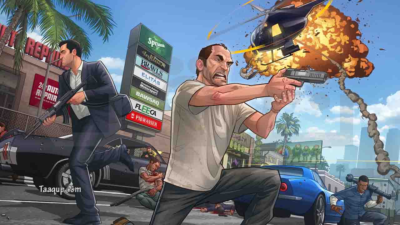 لعبة Grand Theft Auto V - تعرف على افضل العاب ps4، حيثُ نقدم لكم قائمة افضل 10 العاب بلاي ستيشن 4 في العالم، ويُمكن أيضاً تشغيل هذه الالعاب على أجهزة سوني Playstation 5 البلايستيشن 5 Sony.